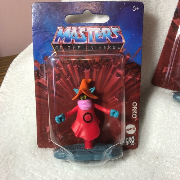 Mattel Masters of the Universe throwback retro mini figures HeMan Skeletor Orko - Picture 2 of 7